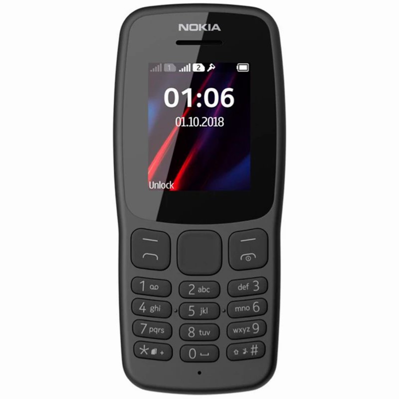 گوشی موبایل نوکیا 106 FA 4G نسخه 2018