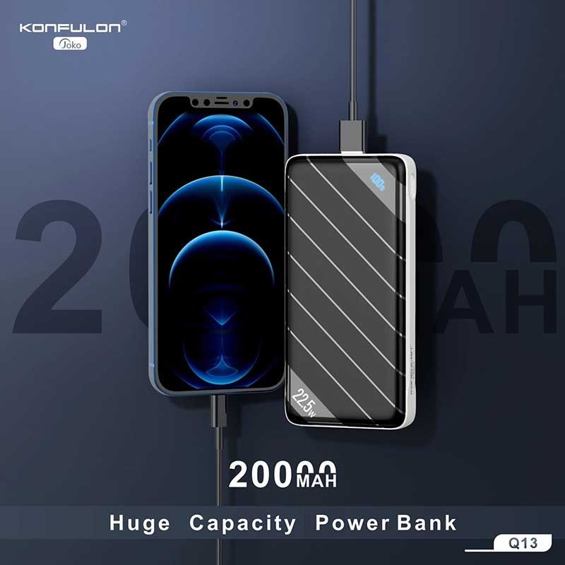 پاوربانک کانفلون مدل Q13 ظرفیت 20000 میلی آمپر