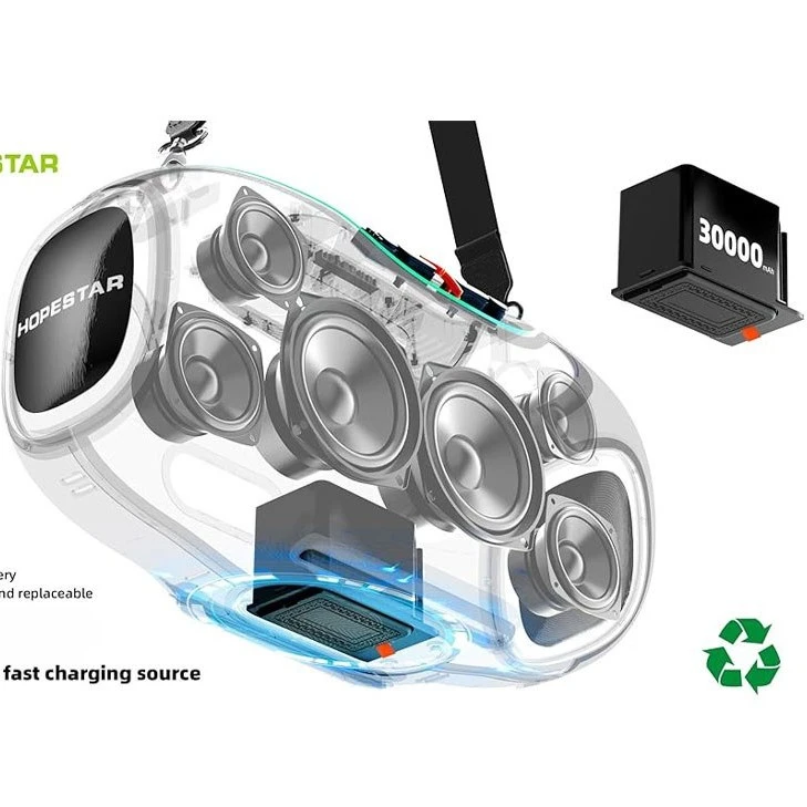 اسپیکر هوپاستار مدل A80 رنگ مشکی